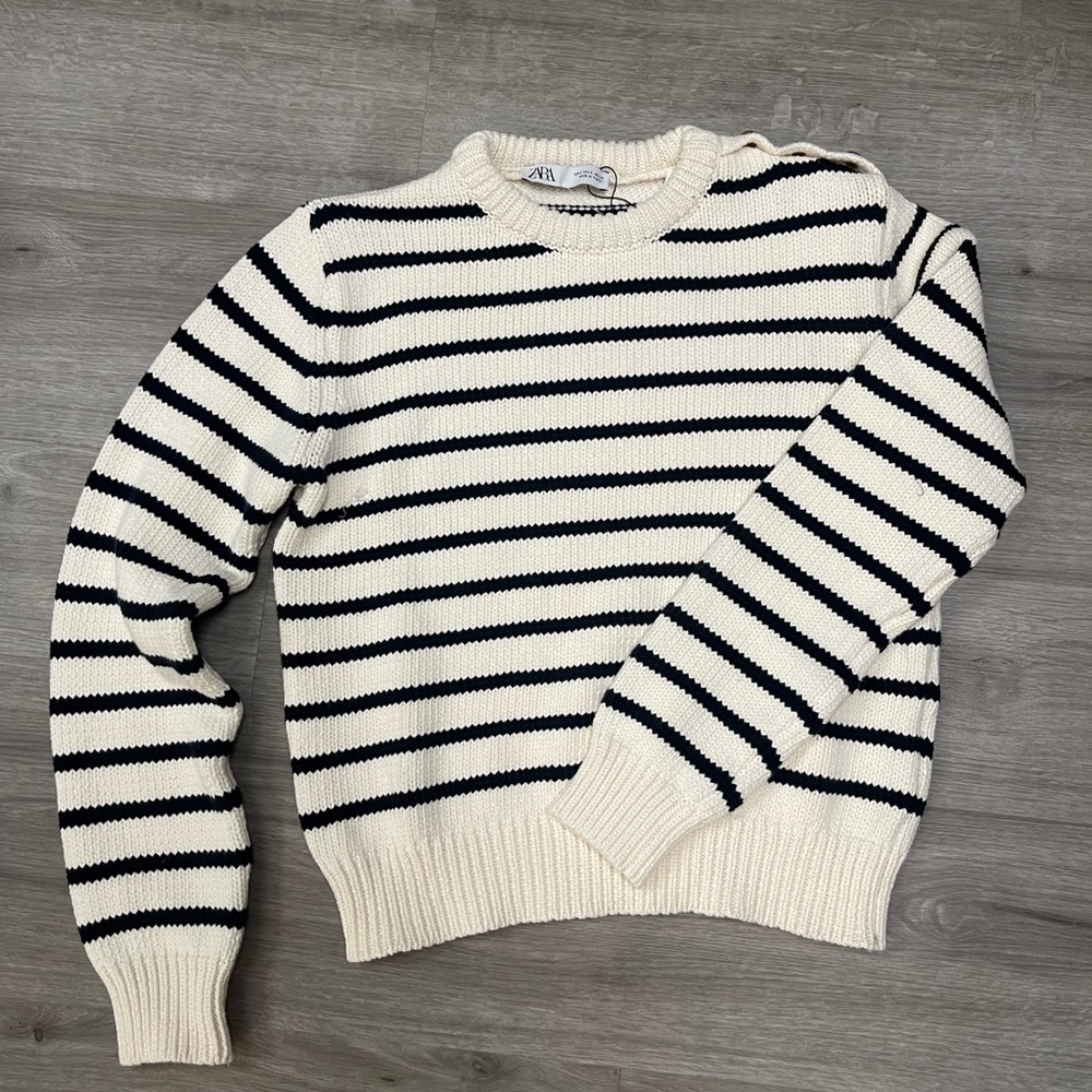 Zara stripped sweater